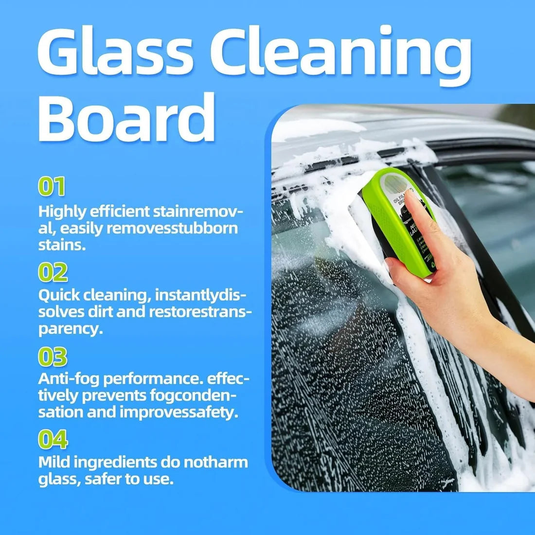 Green Oil Film Remover 2.0 – 150ml Windshield Cleaner