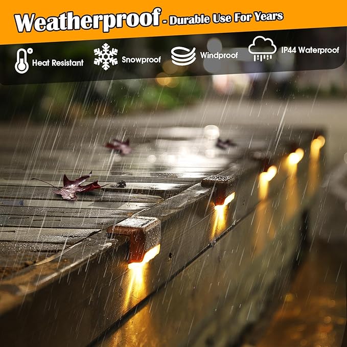 Wireless Solar Deck Lights ✨Blessed Friday | FREE Shipping - Today Only