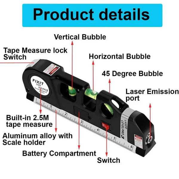 4-in-1 Laser Level Pro Tool
